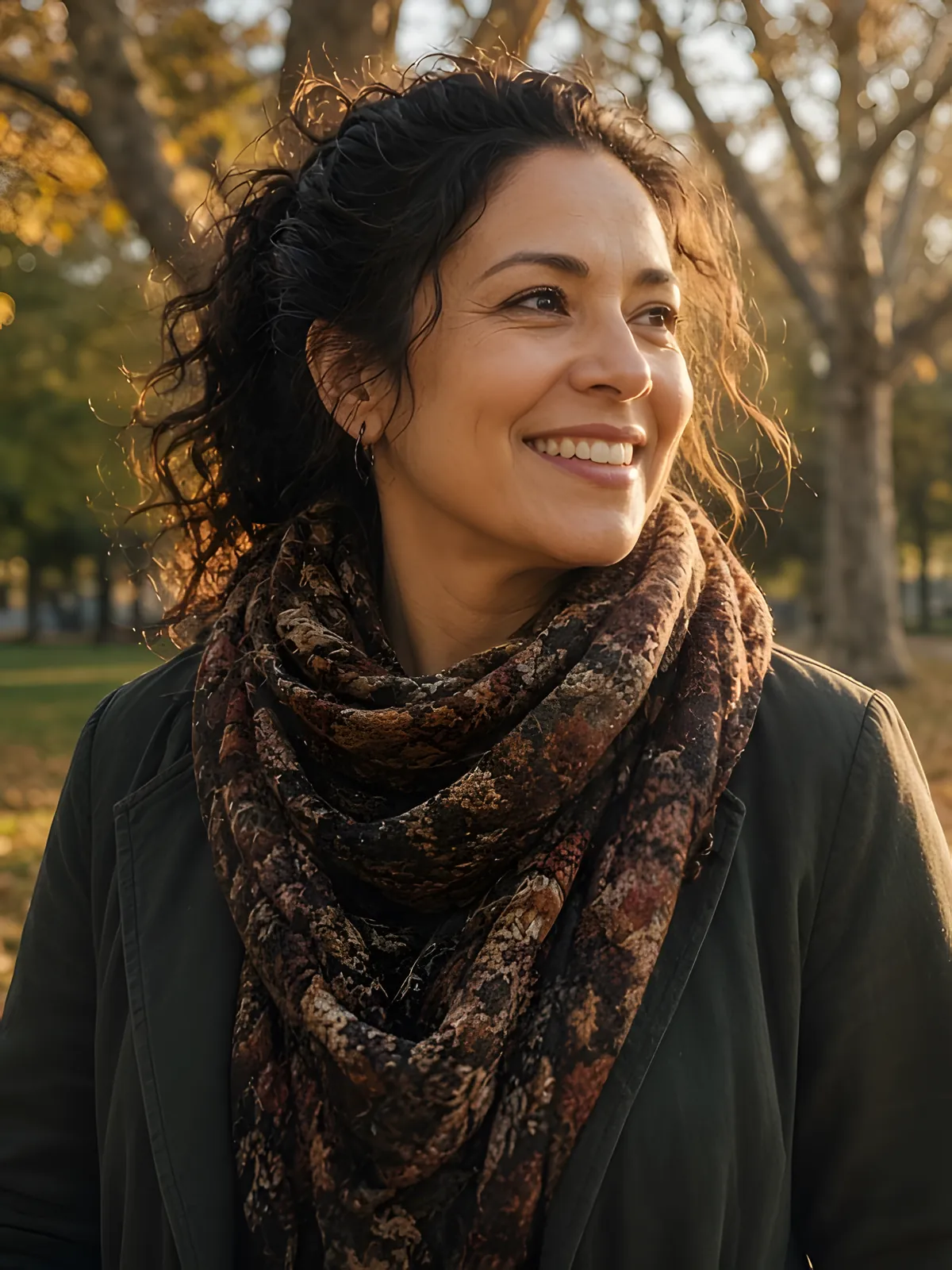 Woman on an autumn walk, Immunity DNA report