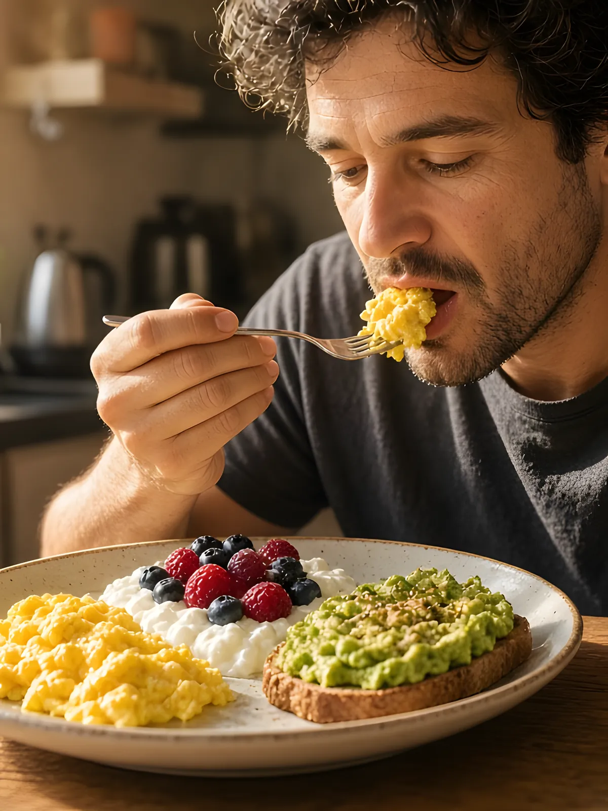 Protein-rich breakfast plate, Right Diet DNA report